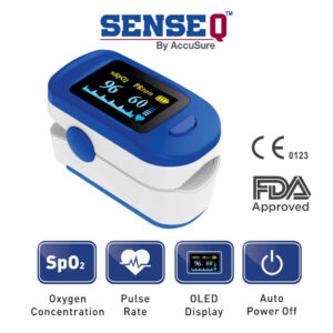 SenseQ by AccuSure Finger Tip Pulse Oximeter