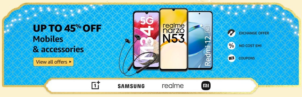 Amazon Great Indian Festival Sale in MObile